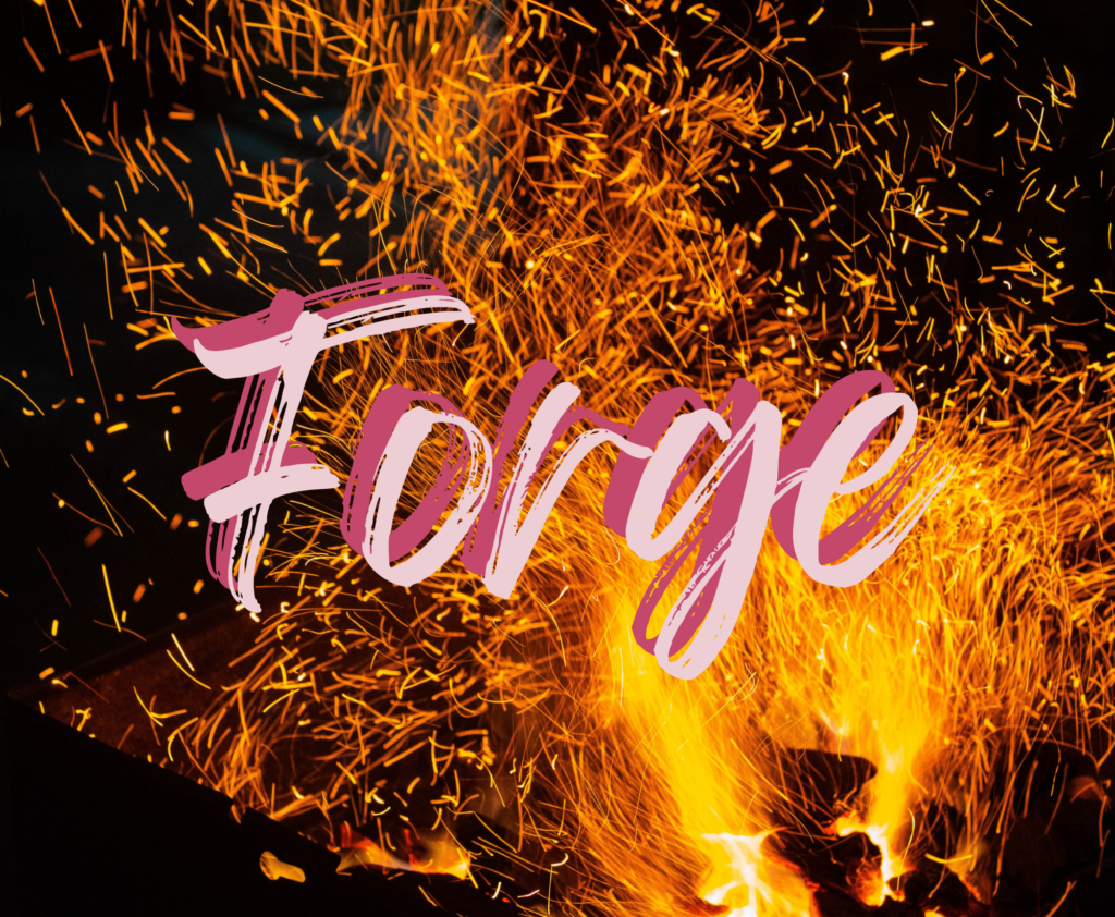 Text image saying Forge